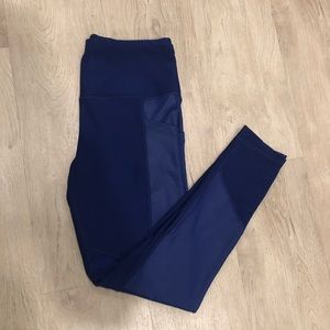 Blue workout leggings Size M